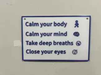 Kids sleepy time sign