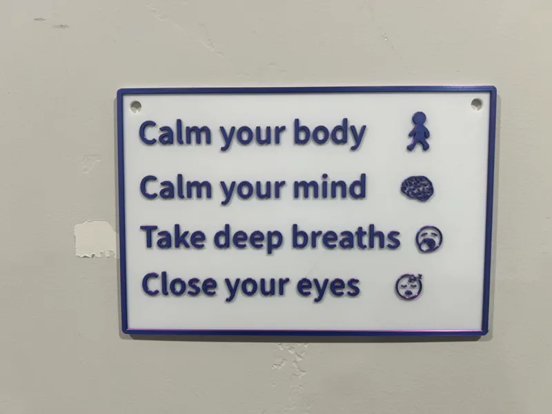 Kids sleepy time sign