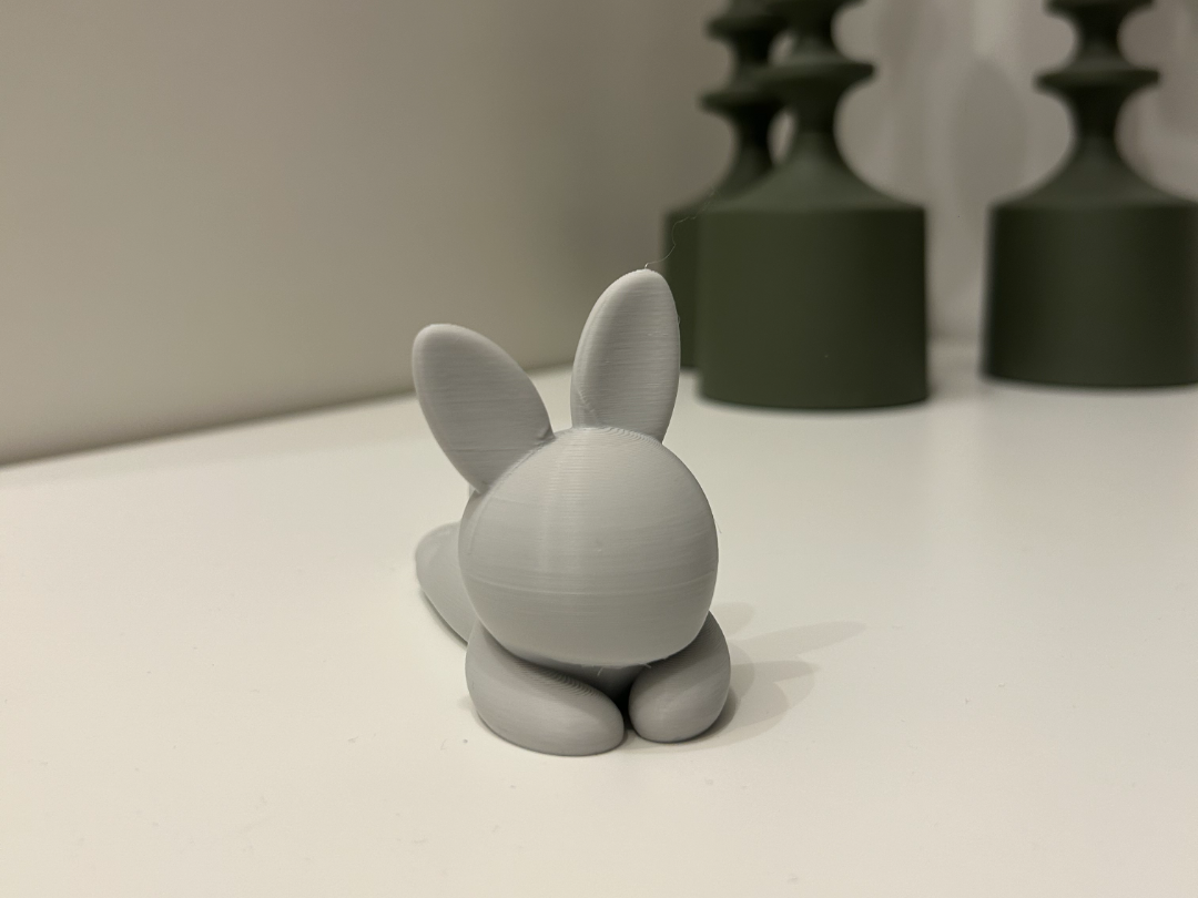 Lying Easter Bunny – Minimalist Spring Decoration