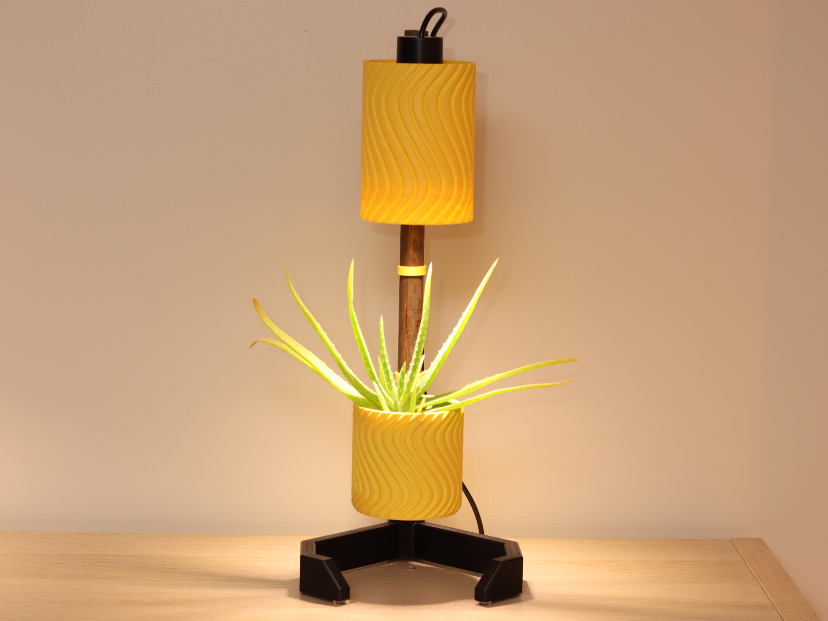 Honeypot Grow Light Desk Lamp - Waves - NO AMS