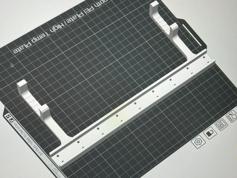 Bambu A1 LED bracket, AMS top mount compatible 1.1
