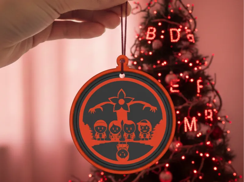 Ornament Stranger Things Red