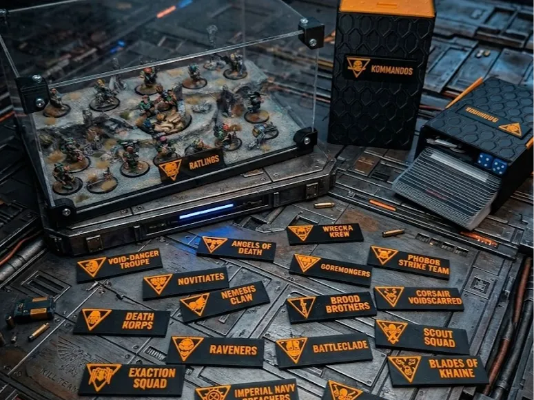 Kill Team Display Plaques, Showcase in Style