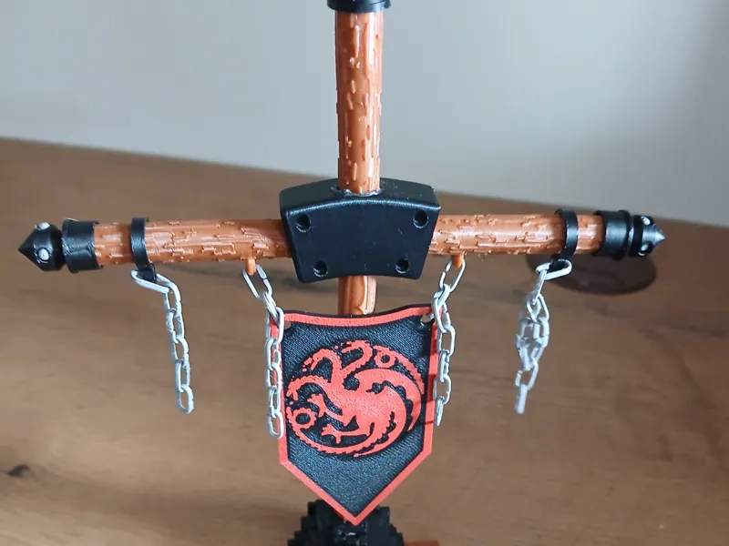 Medieval Banner Stand