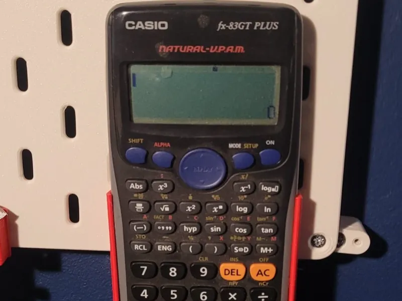Skadis mount for casio calculator