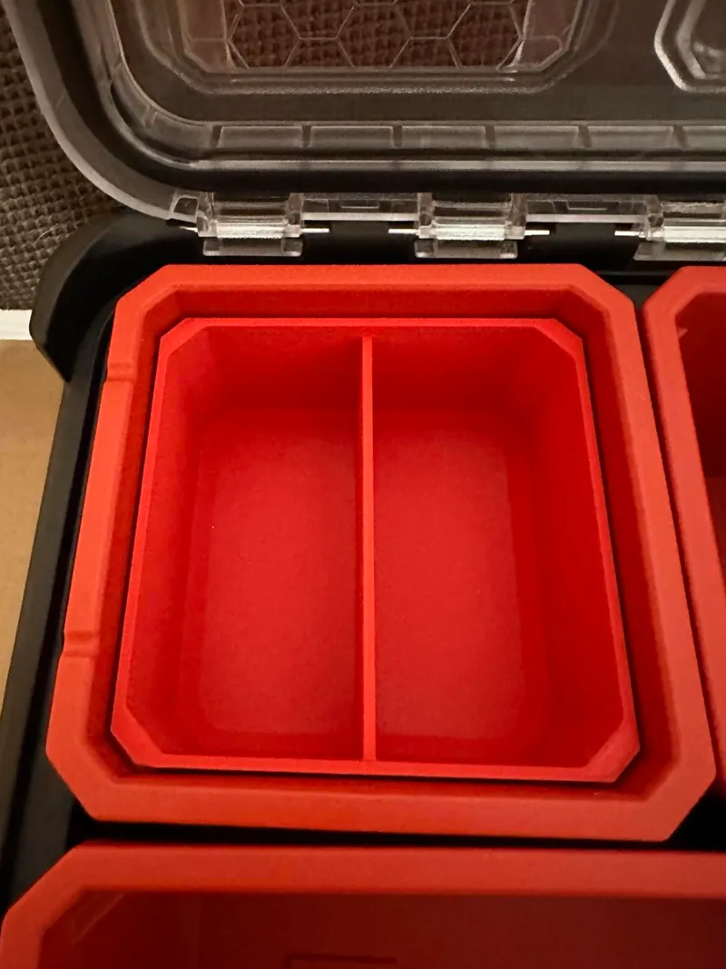 Two piece box for the large milwaukee packout box
