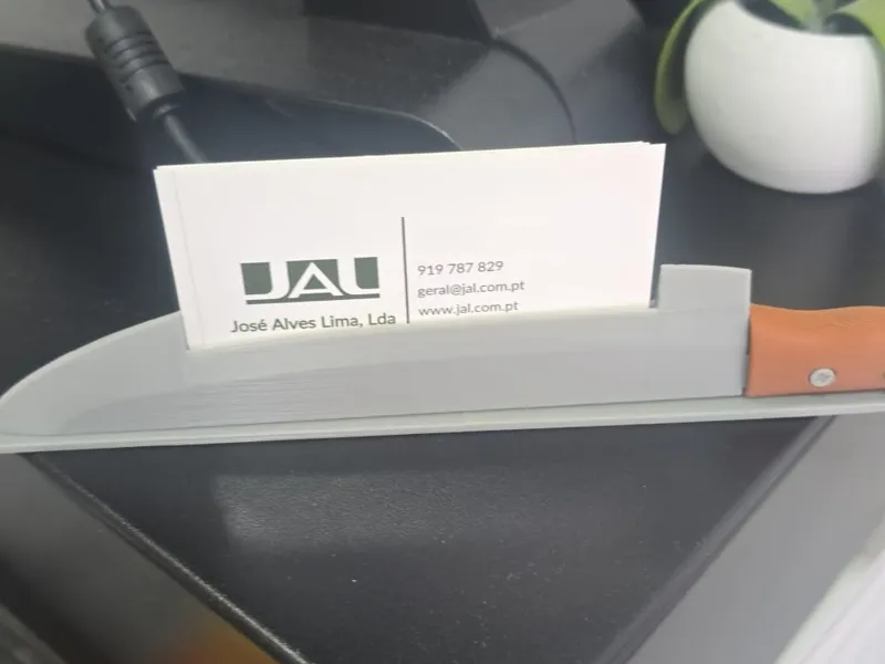 Knife Business Card Holder