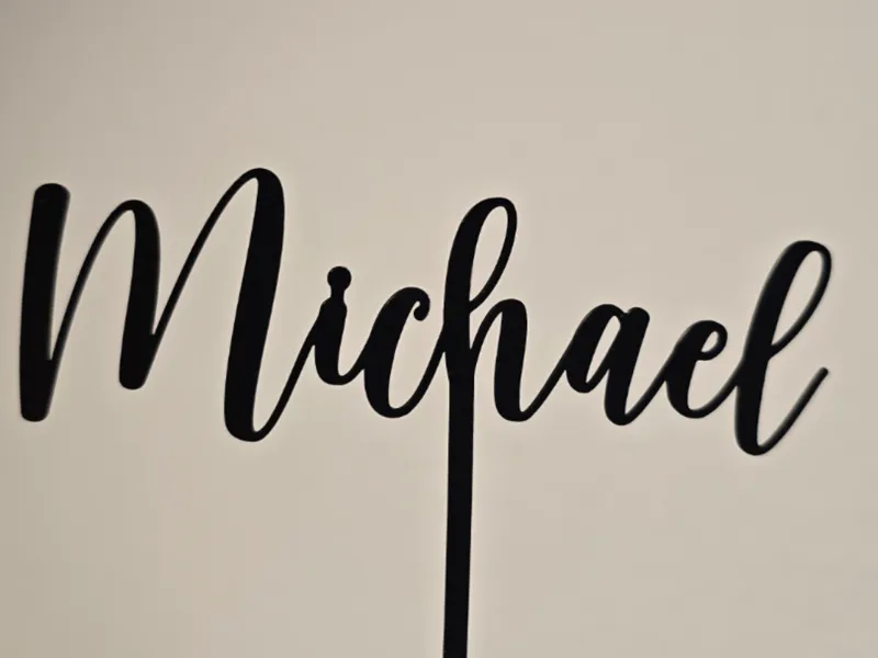 Cake Topper Tortenaufsatz Michael