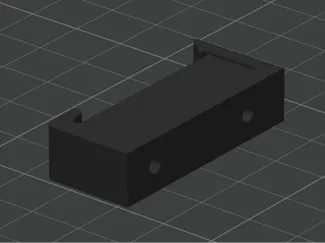 Din Rail Clip 3M Screws 25mm Spacing