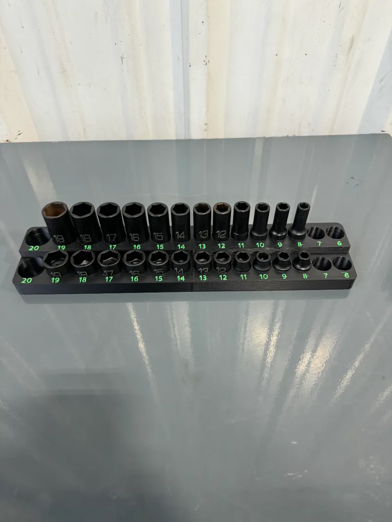 3/8 Deep & Shallow Socket Tray 