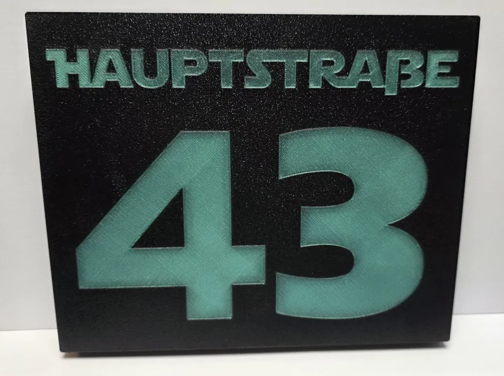 House Number Lightbox - Free 3D Print Model - MakerWorld