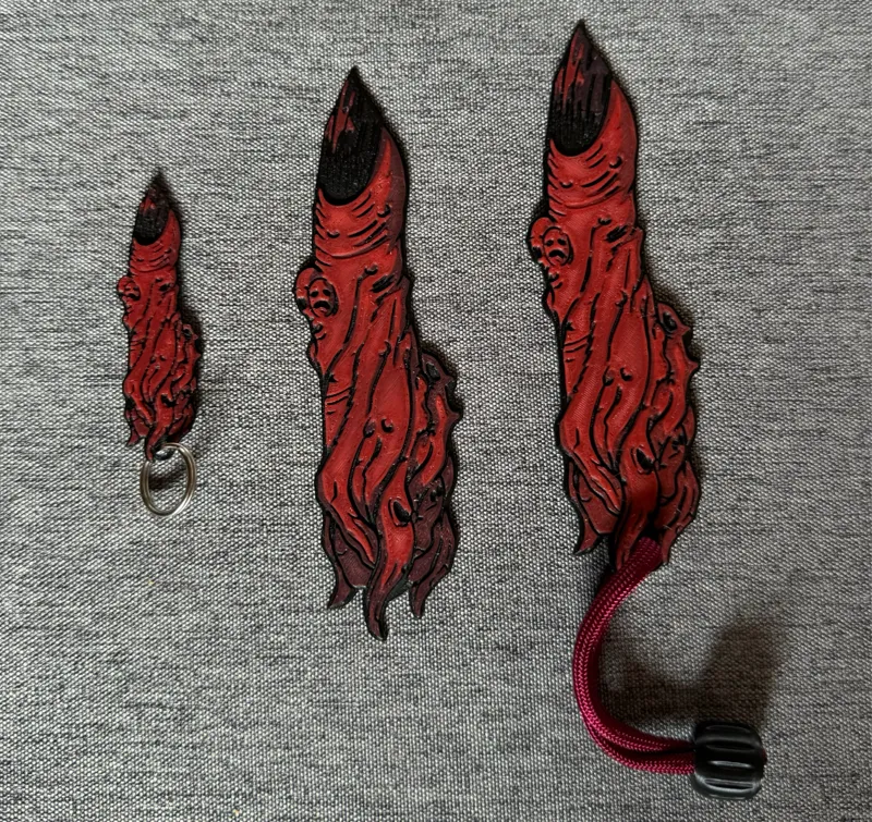 Sukunas Finger Hueforge Bookmark/Keychain 