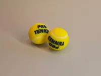Tennis ball 2 keychain