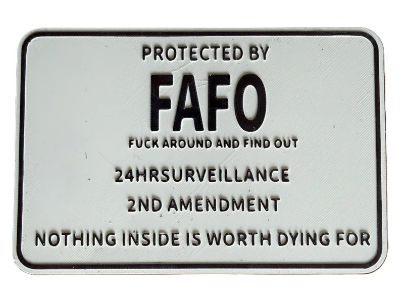 FAFO warning