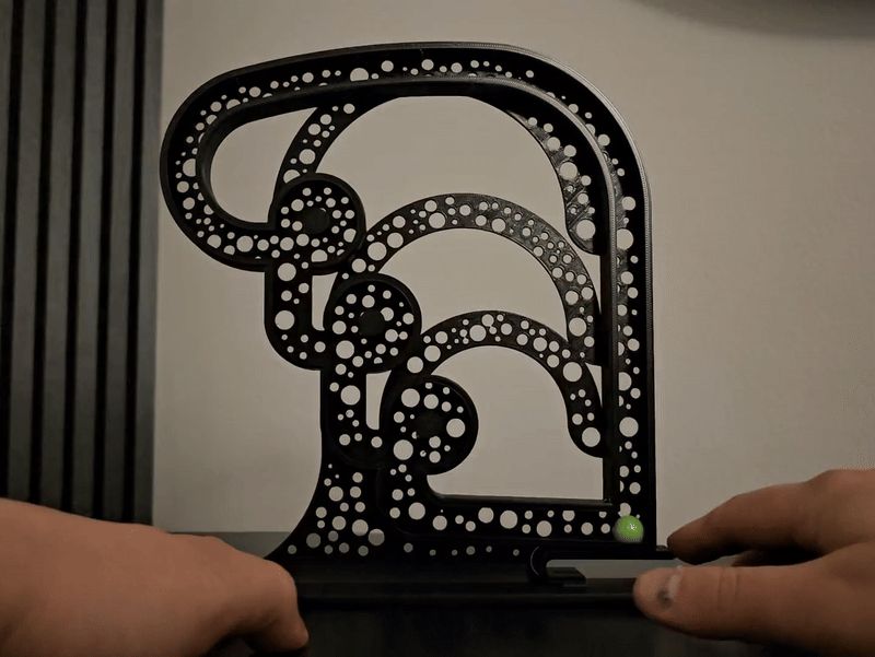 Print in place - Crazy Marble Fidget Toy V4
