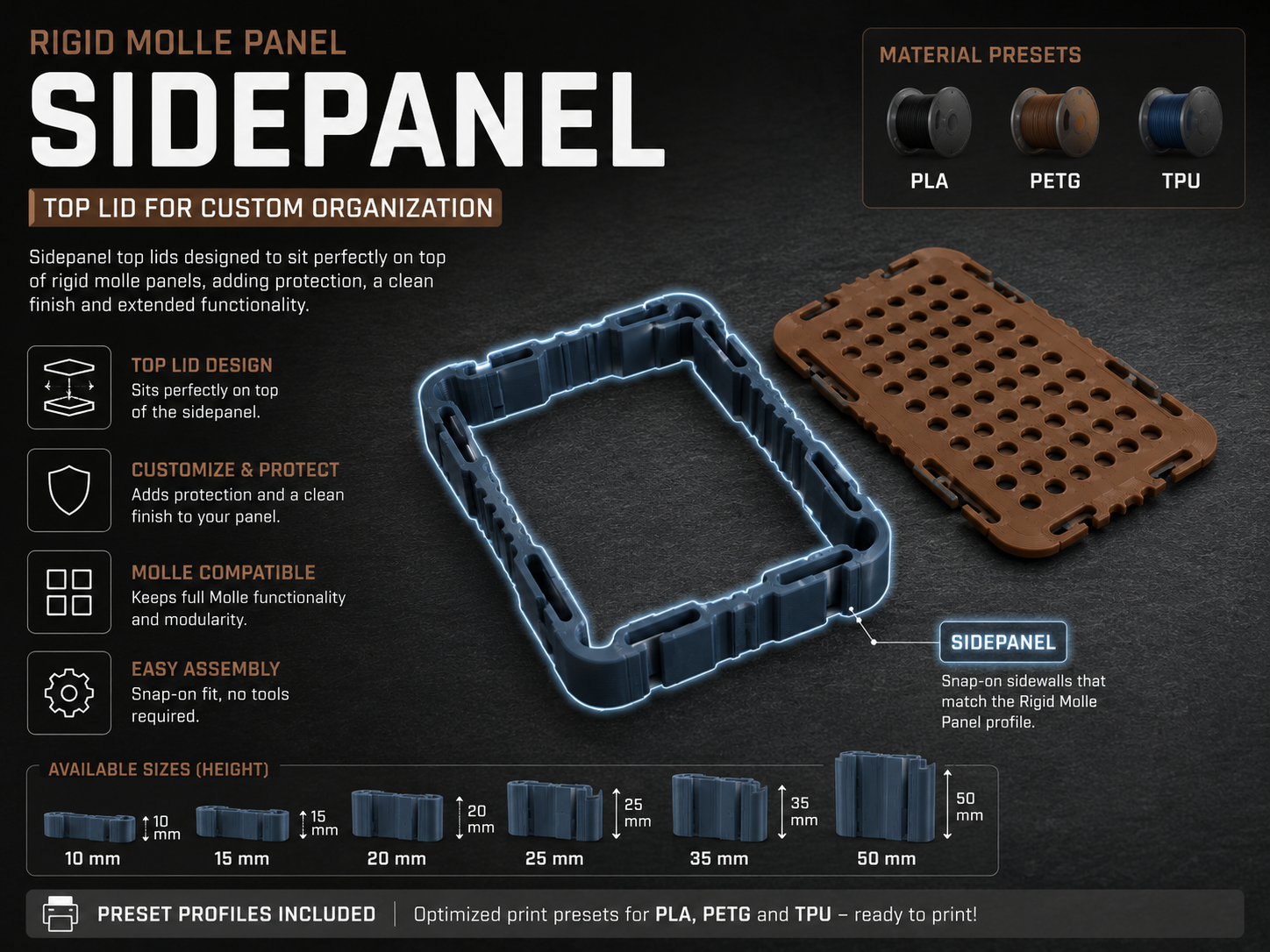 Rigid Molle Panel – Sidepanel System
