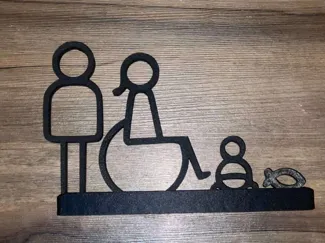 Silhueta Homem Família
