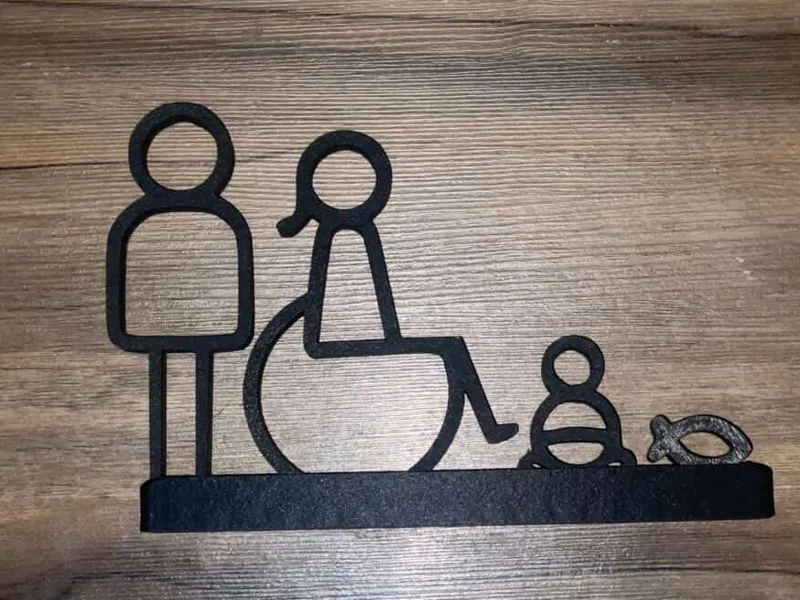 Silhueta Homem Família