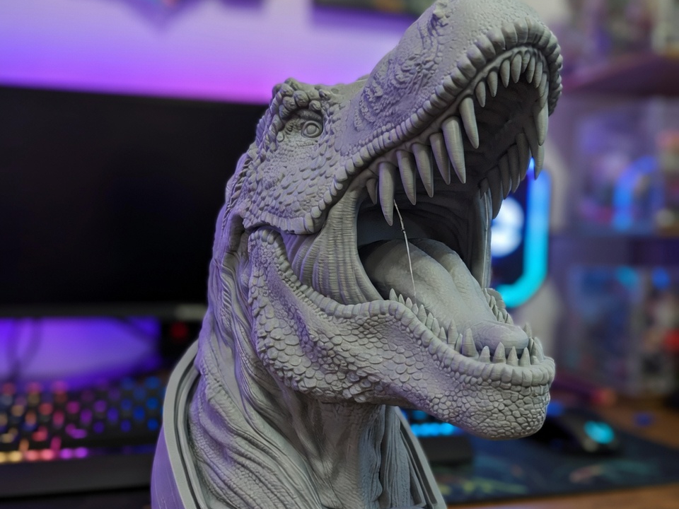 Jurassic Park T-Rex Bust Iconic Predator Display