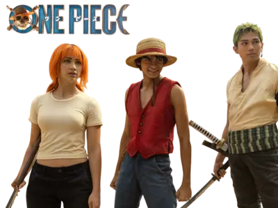 Nami, Monkey D. Luffy, and Roronoa Zoro