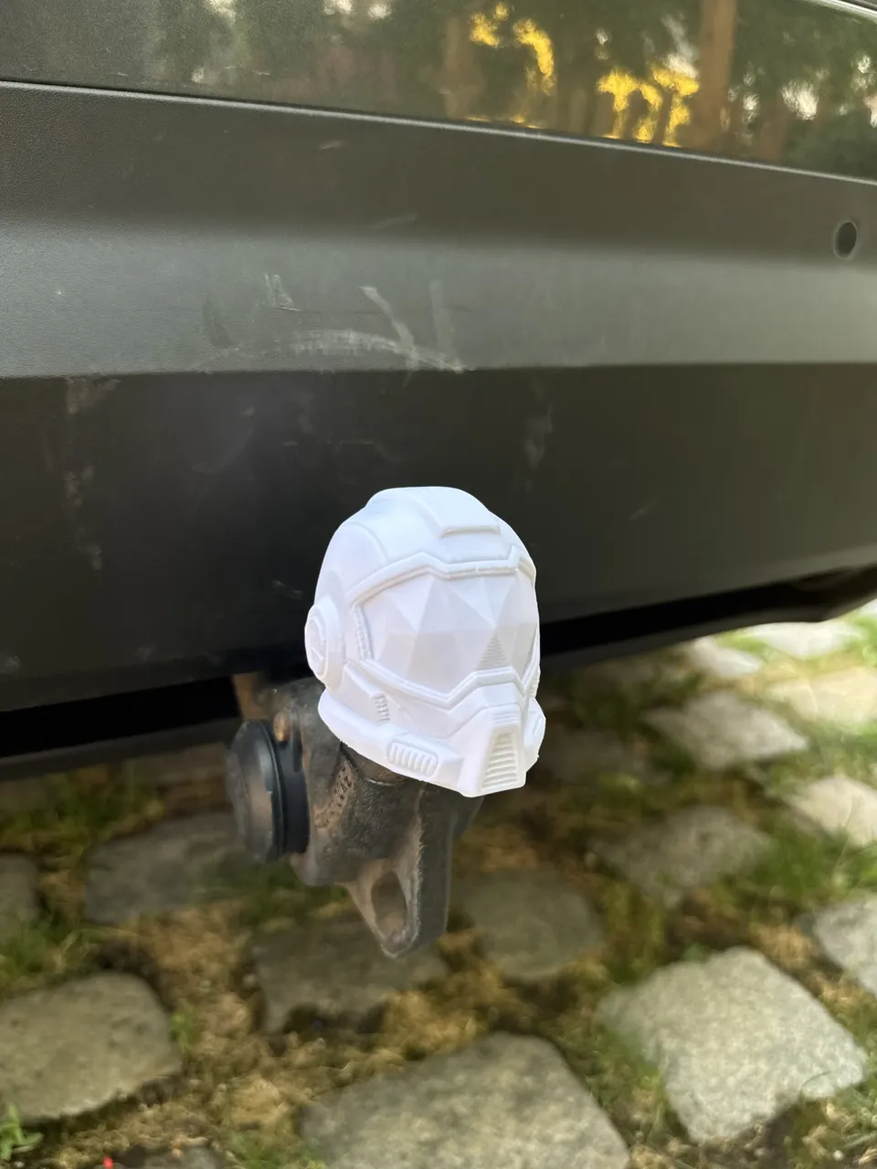 Cosmic Astronaut Helmet Tow Hitch Cover view 2