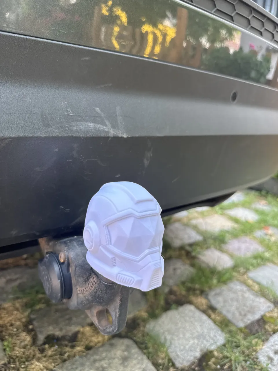 Cosmic Astronaut Helmet Tow Hitch Cover view 3