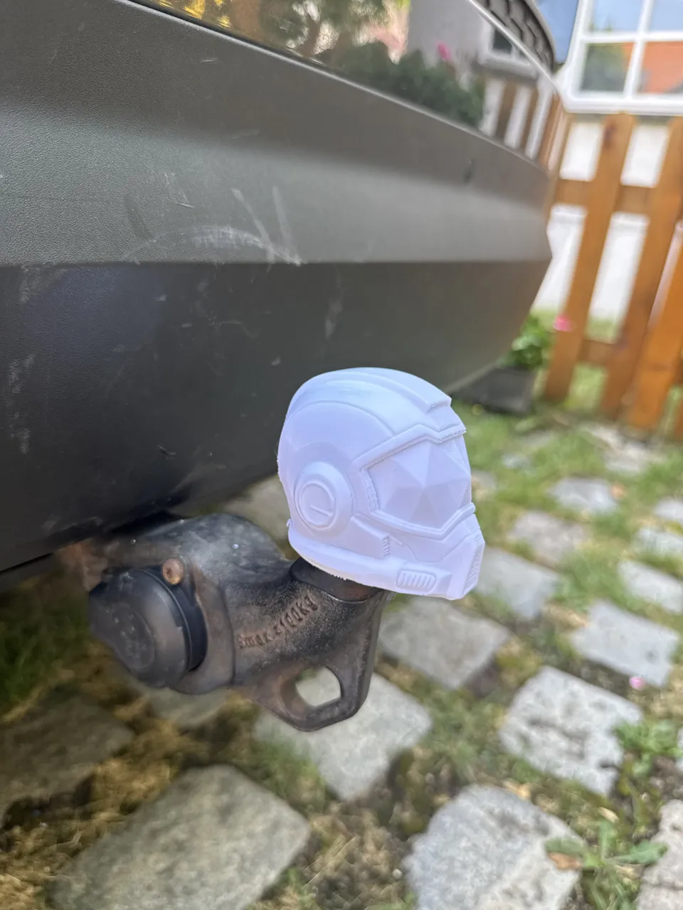 Cosmic Astronaut Helmet Tow Hitch Cover view 4
