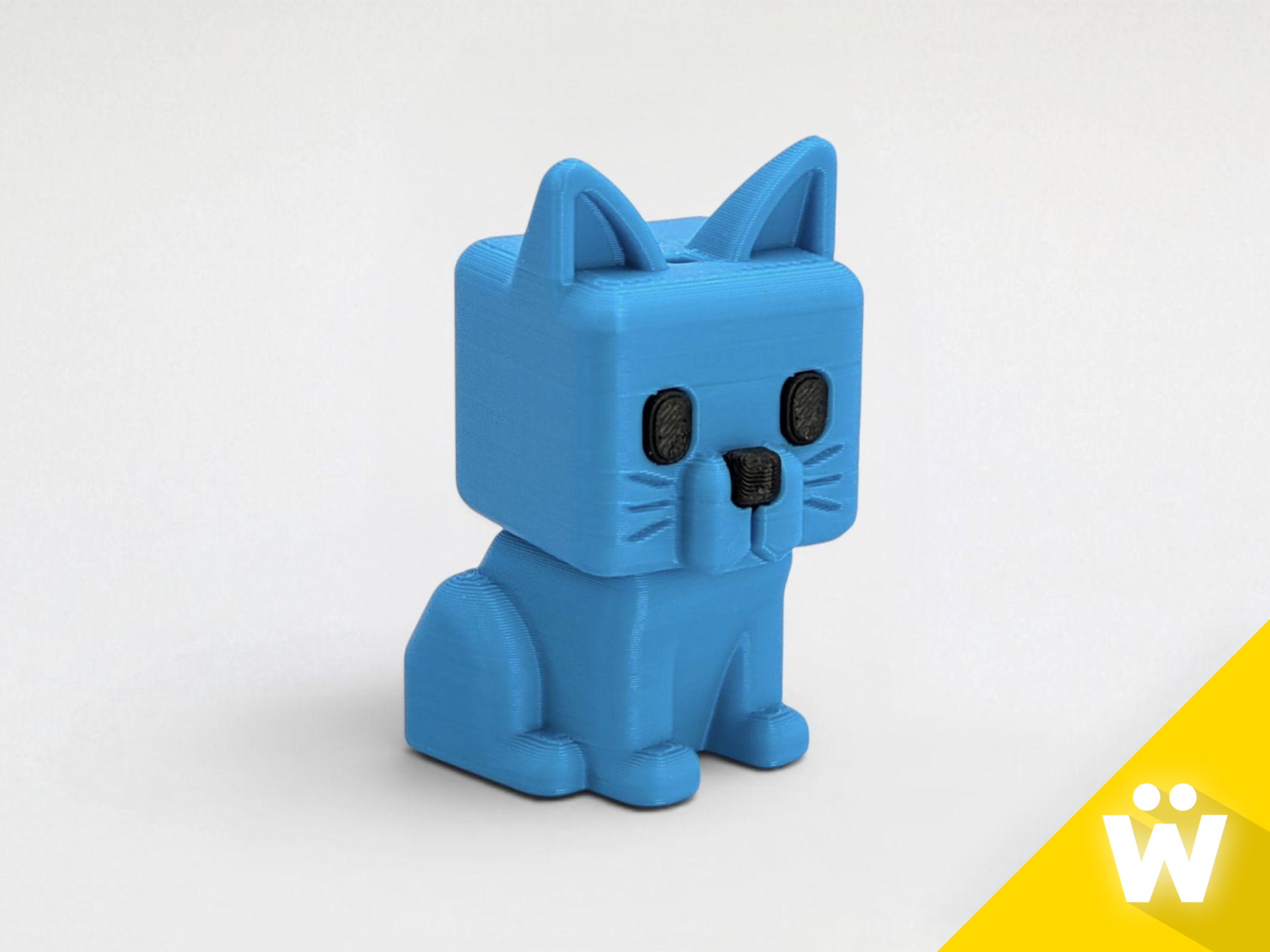 Cubic Cat | CubicPets #002 | Keychain