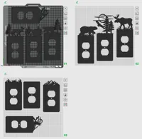 11 Duplex Receptacle Styles, 0.2mm layer, 2 walls,15% infill