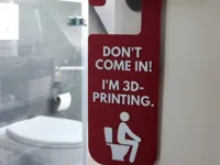 Bathroom Door Sign