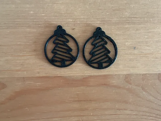 christmas tree earrings
