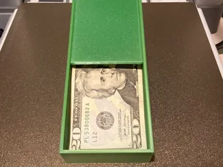 Sliding Money Box for USD