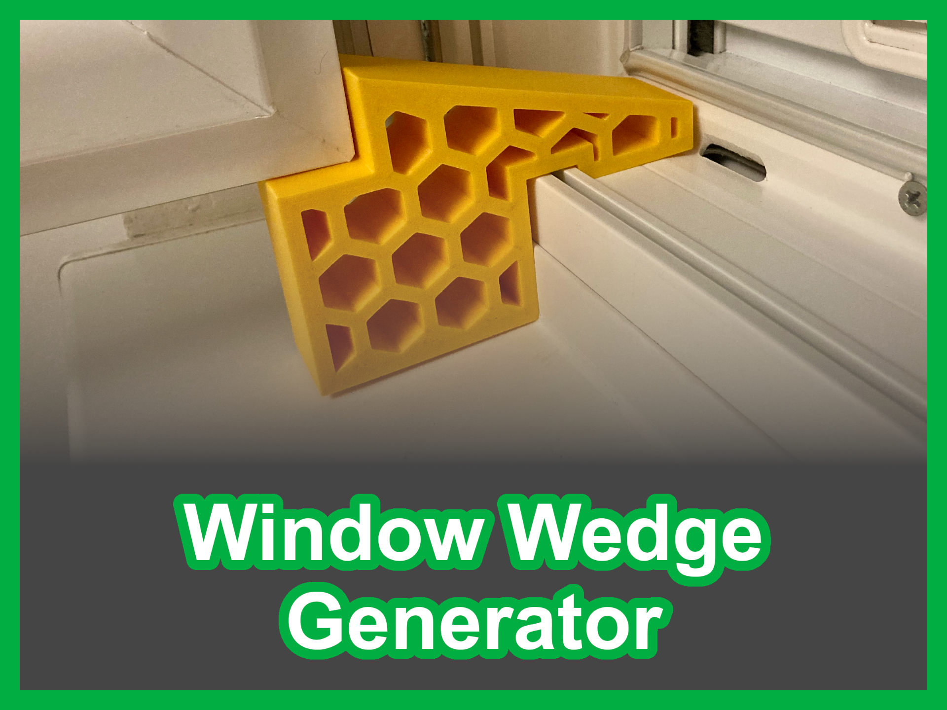 Window Wedge Generator