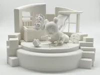 0.2mm nozzle, slugcat and toys