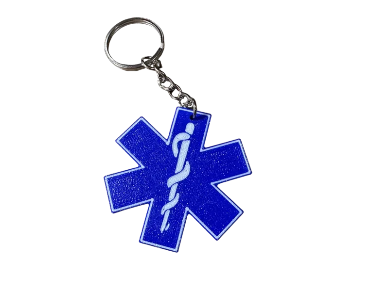 Star of life keychain