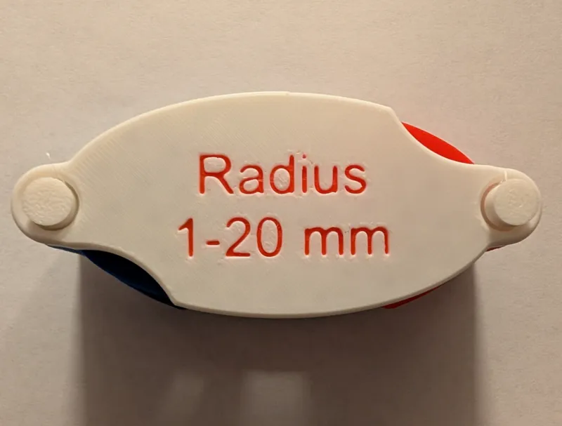 Radius Gauge - Press Fit Pin