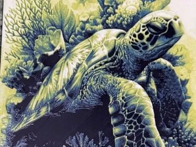 surfing the seas a sea turtle gliding with ease