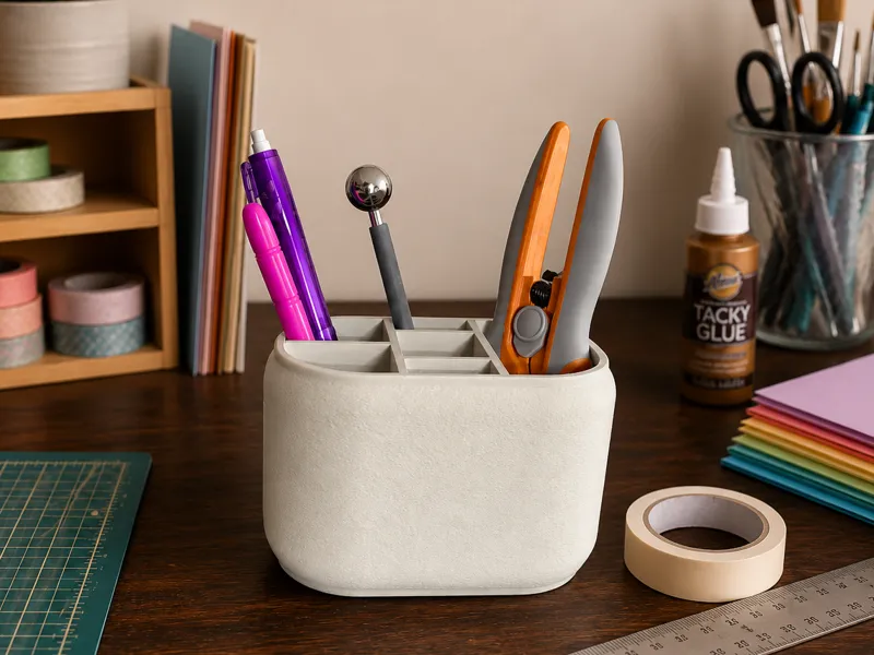 Divided Pencil/Art Tools Storage Cup