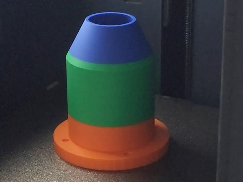 Bounce house blower jet nozzle