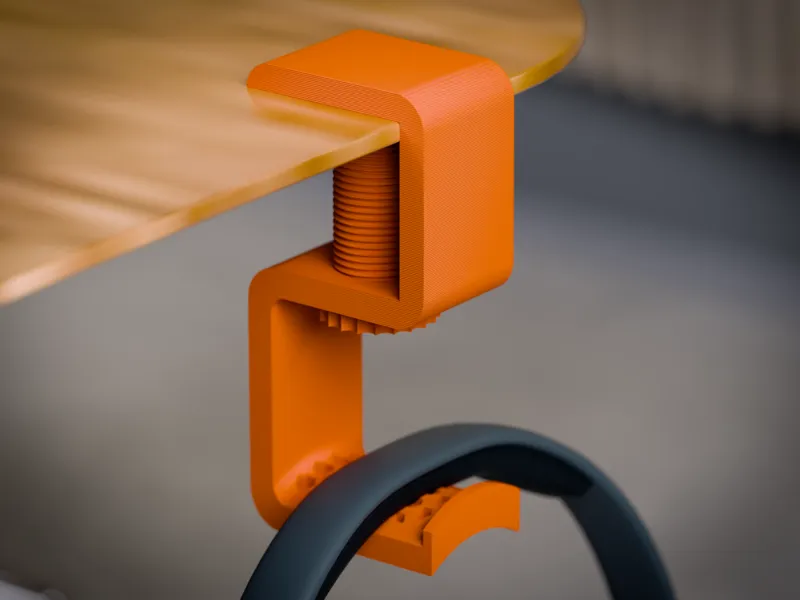 Clamp-On Headphone Holder