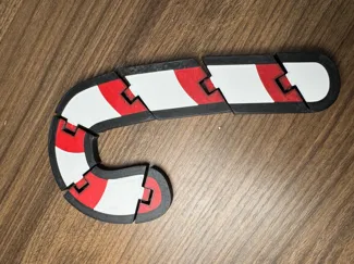 Christmas Flexi Candy Cane Fidget Toy