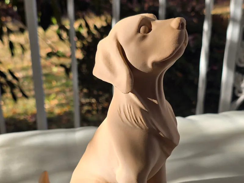 Reimagined Art: Golden Retriever Puppy