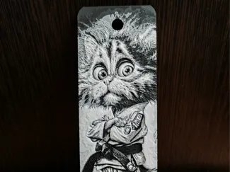 The karate cat bookmark