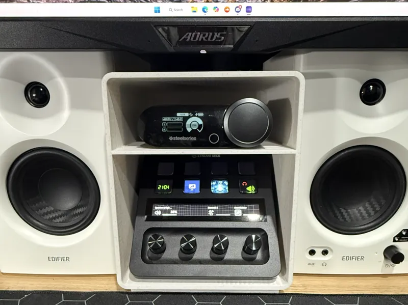 Japandi Desk Stand for Streamdeck Steelseries DAC