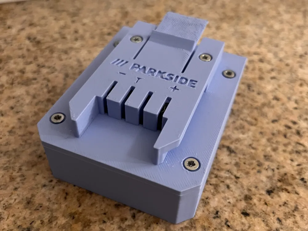 Adaptador: battery adapter Makita to Parkside. Referencia del modelo original.