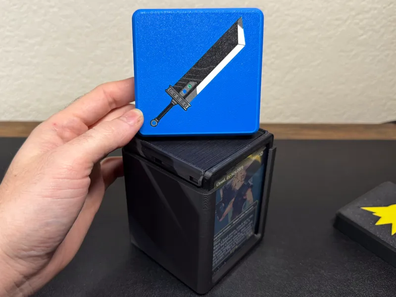 Commander Case Lid - Cloud's Buster Sword