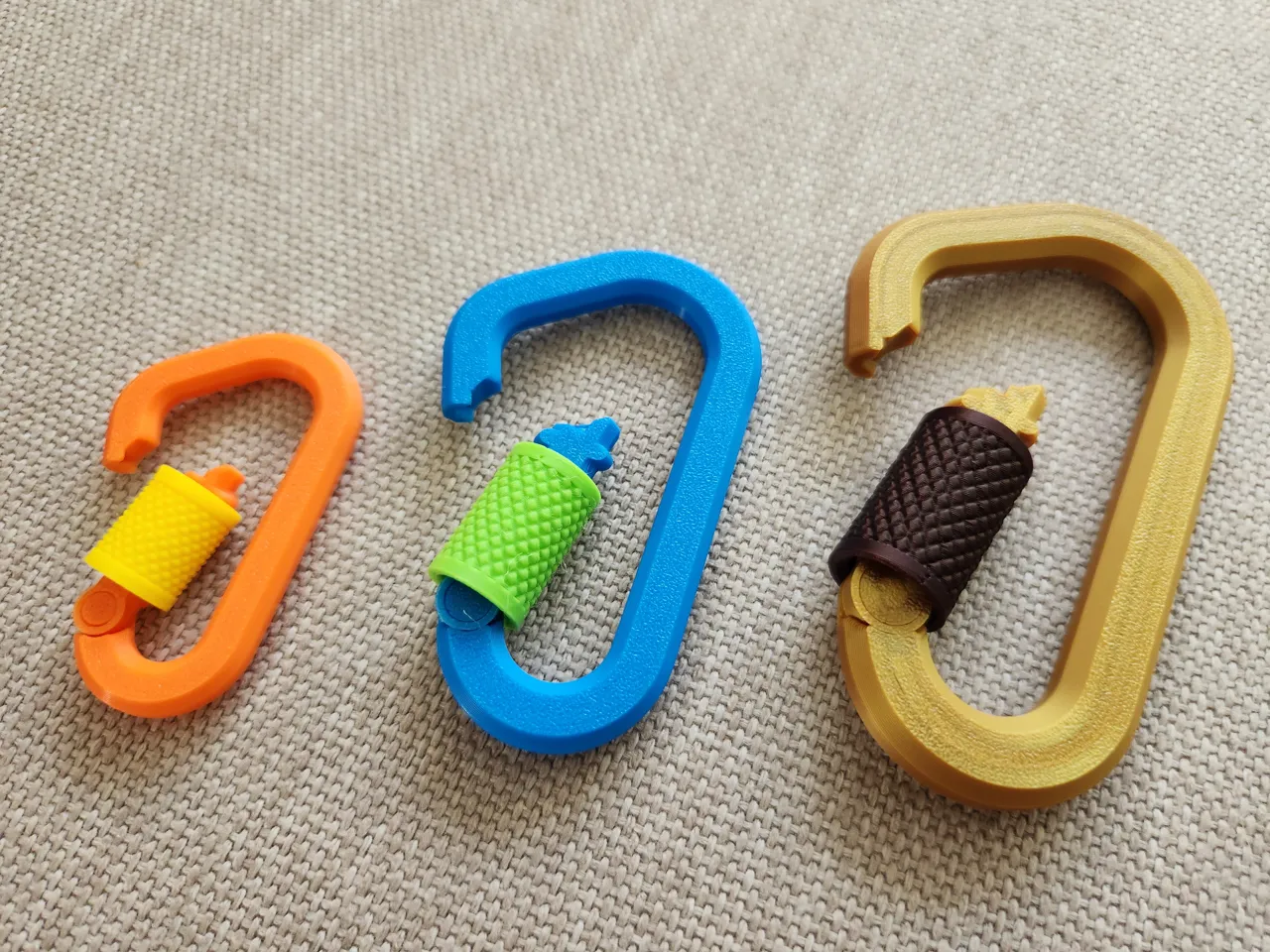 Single & Dual Locking Carabiner (Parametric) view 4