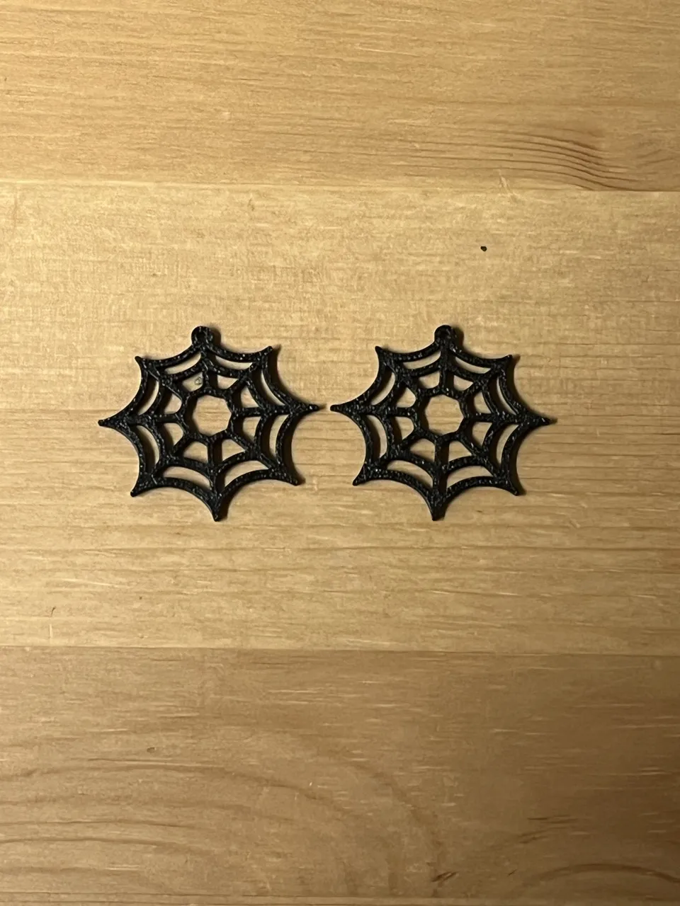 web earrings view 2