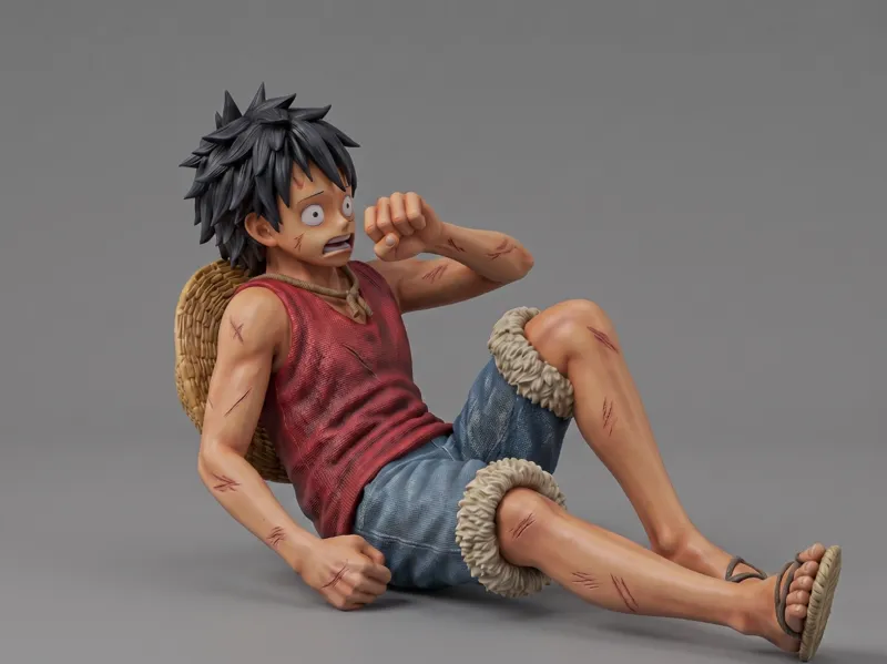 Monkey D. Luffy Spaventato - One Piece