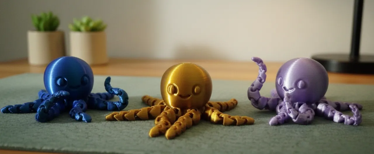 Articulated Octopus – Commercial use allowed view 2